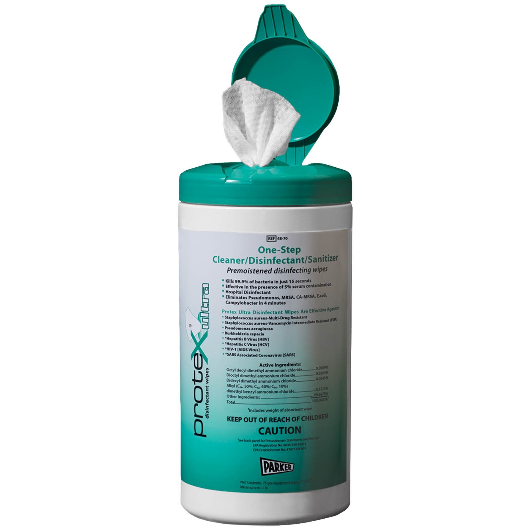 Protex®  Ultra Disinfectant Wipes Canister  1/bx