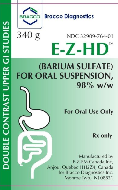 E-Z-HD Barium Sulfate 250% w/v 12oz 24/ca
