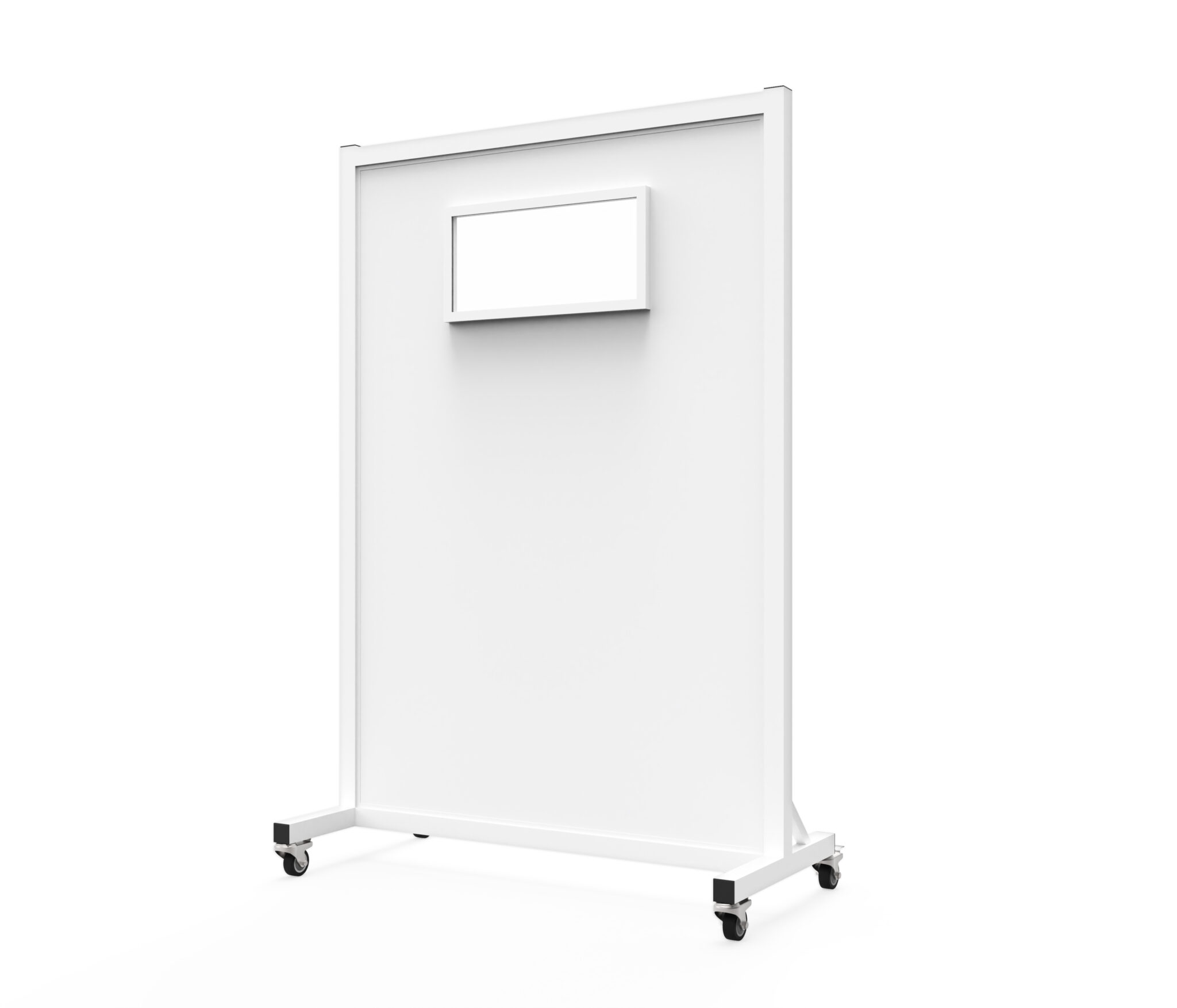 Mobile 2.0 Pb Barrier w/ 12" x 24" Glass Window