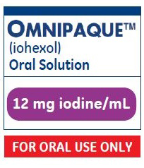Omnipaque Contrast Media 12mg/mL Oral 500mL Btl 10/bx